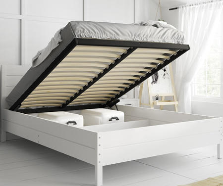 Ložnicová postel 160x200 - Continental white se zvedacím rámem