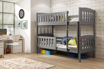 Patrová postel KUBUŚ 90X190, grafitová