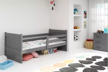 Jednolůžko pro dospívající Rico 90x190, šedé