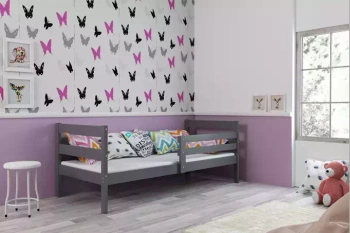 Jednolůžko pro dospívající ERYK 90x190, šedé