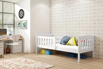 KUBUŚ jednolůžko pro mladé 90X200, bílé