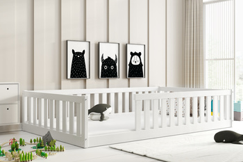 Dětská jednopatrová postel 120x200 - Bella Sima bílá