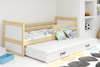Rozkládací postel pro mladé RICO 90X200 se zásuvkou, borovice/bílá