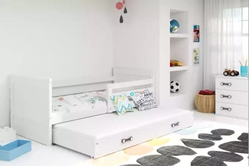 Dospívající postel Rico 90x190 se zásuvkou, bílá