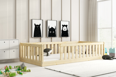 Dětská jednopatrová postel 90x190 - Bella Sima borovice