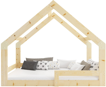 Jednolůžko 80X160 s matrací, přírodní dřevo