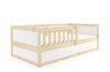 SMART 2 80X160 jednolůžková dětská postel s matrací a úložným prostorem, přírodní dřevo