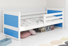 Jednolůžko pro mládež RICO 90X200, bílá/modrá